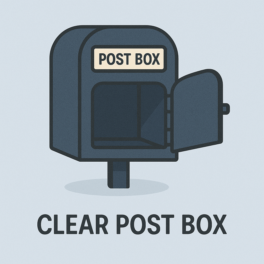 Clear Post Box Image